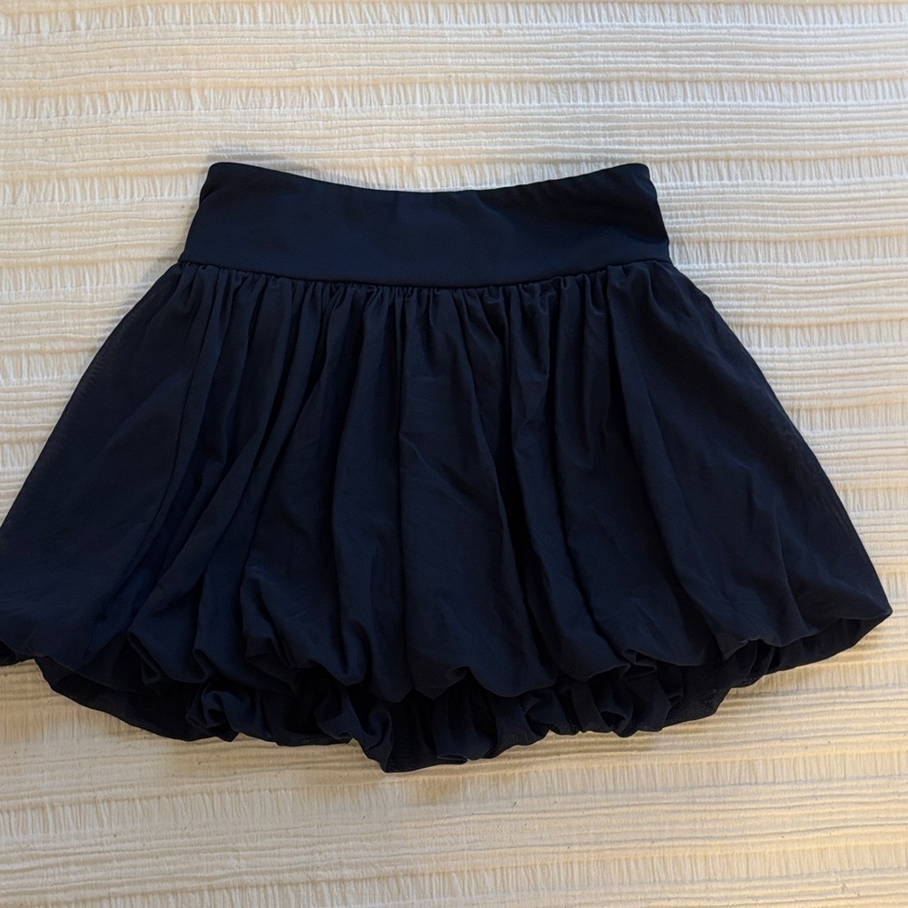 Thrive Navy Active Bubble Skirt/Skort